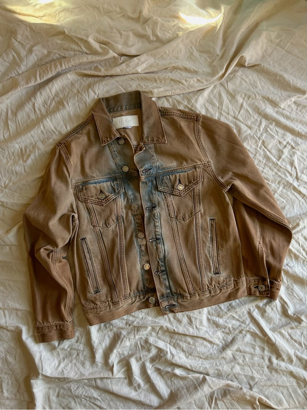 RE/DONE Women's Sandbar Fit Trucker Jacket